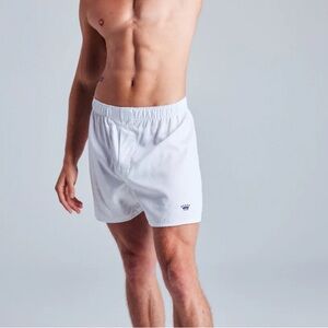 Royal Highnies White Pima Cotton Boxer Shorts – Men’s Size 38 | Made in USA